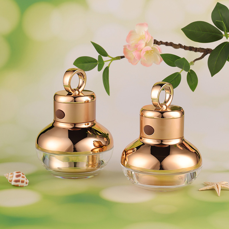 30g50g多功能电动按摩眼霜瓶面霜瓶亚克力瓶带震动按摩仪 现货链