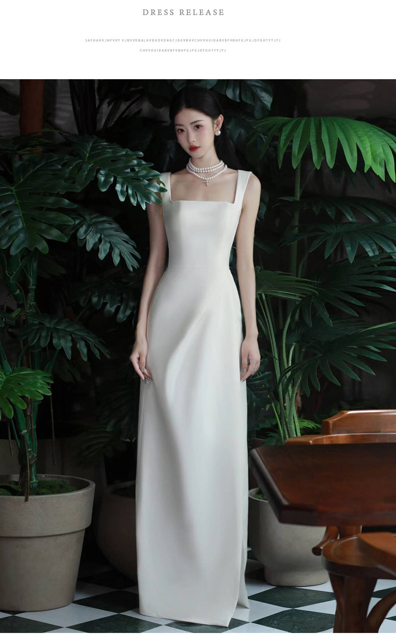 Vestido de noiva sem alças em cetim elegante e sofisticado_voghion.com