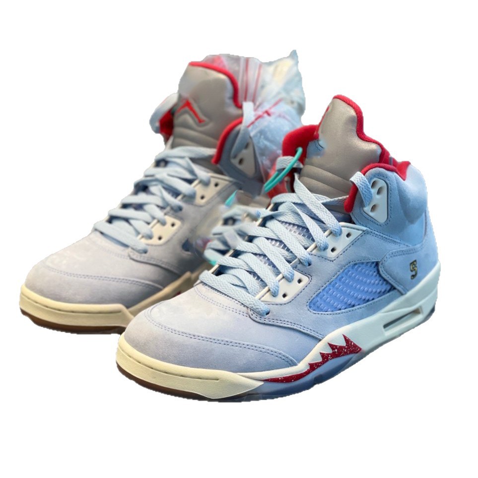 Zapatos de baloncesto de alta calidad AJ5 Jiao Wu Zhixiu Zapatos deportivos de amortiguación de arce verde oliva zapatos casuales de pareja