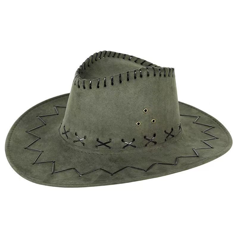 Sombrero de Vaquero de Poliéster con Protección Solar para Actividades al Aire Libre