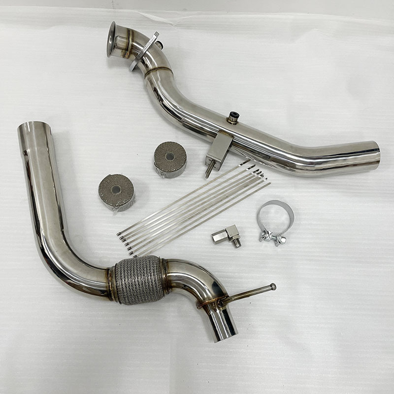 The Exhaust Pipe Head Section Is Suitable for 15-16 Ford Mustang Ecoboost 2.3t Ss 3inch