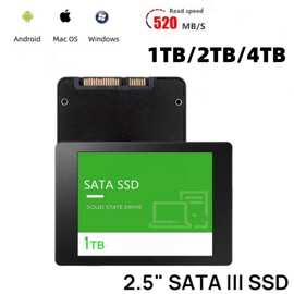 跨境固态硬盘1TB/2TB/4TBsata接口适用台式机笔记本电脑SSD大容量