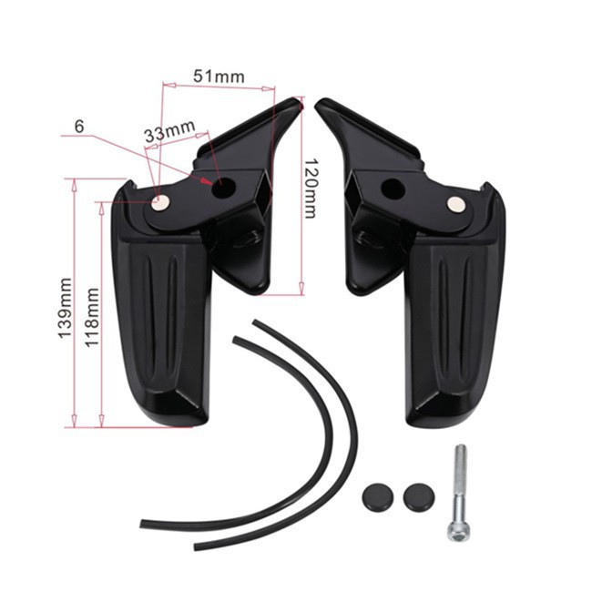 Suitable for Piaggio Vespa motorcycle PCX footrest assembly LX LXV S rear footrest assembly