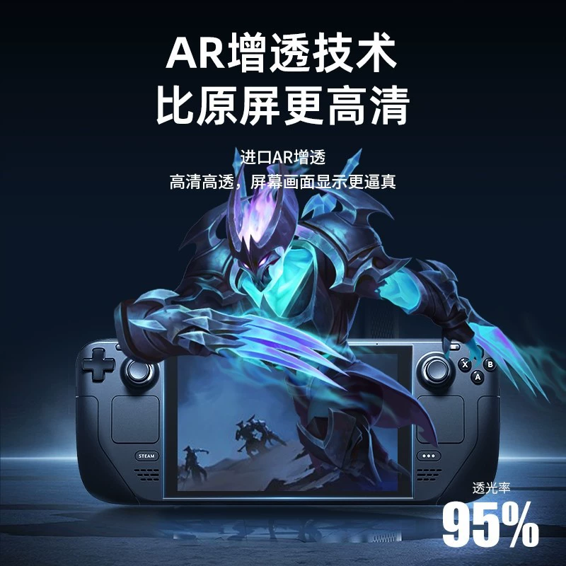 Защитная пленка для Steam Deck — AR-пленка с низким бликом, варианты из HD/матового PET и закаленного стекла