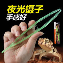 诺摩长18cm弹性好宠物爬虫陆龟蜥蜴青蛙夹取喂食工具夜光镊子夹子