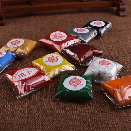 30g bagged calligraphy ink pad, two-dimensional ink pad, seal carving, traditional Chinese painting and calligraphy works, antique cinnabar and cinnabar ink pad