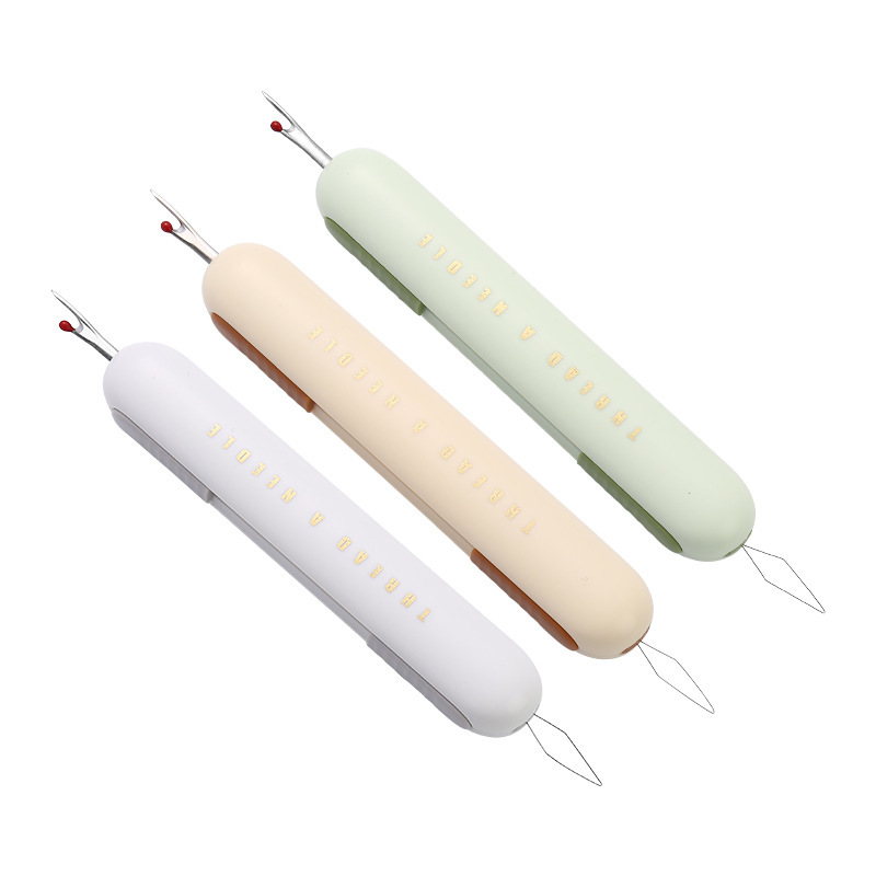 Dispositivo de enhebrado dos en uno, separador de cables, enhebrador de puntada portátil para el hogar, separador de puntada de doble cabezal de doble propósito