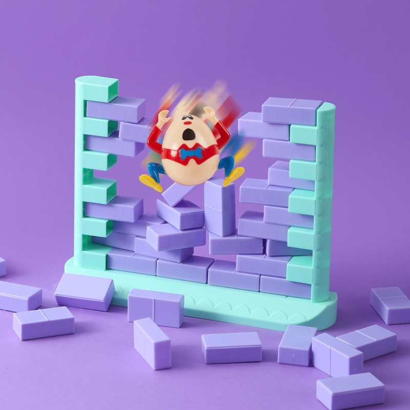 Children's wall-breaking toy desktop leisure game indoor parent-child interactive wall-building trick-or-treating puzzle fun