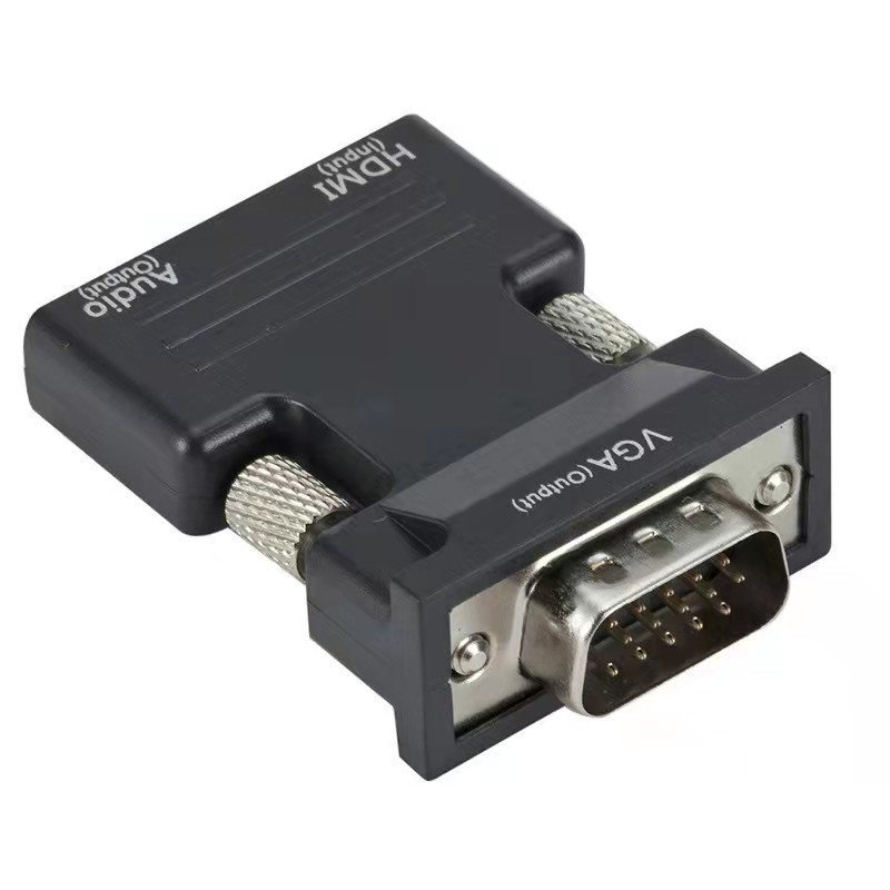 HDMI メス - VGA オス アダプター コンバーター (オーディオ プロジェクター付き) 高解像度コンピューター ディスプレイ セットトップ ボックス HDMI|undefined