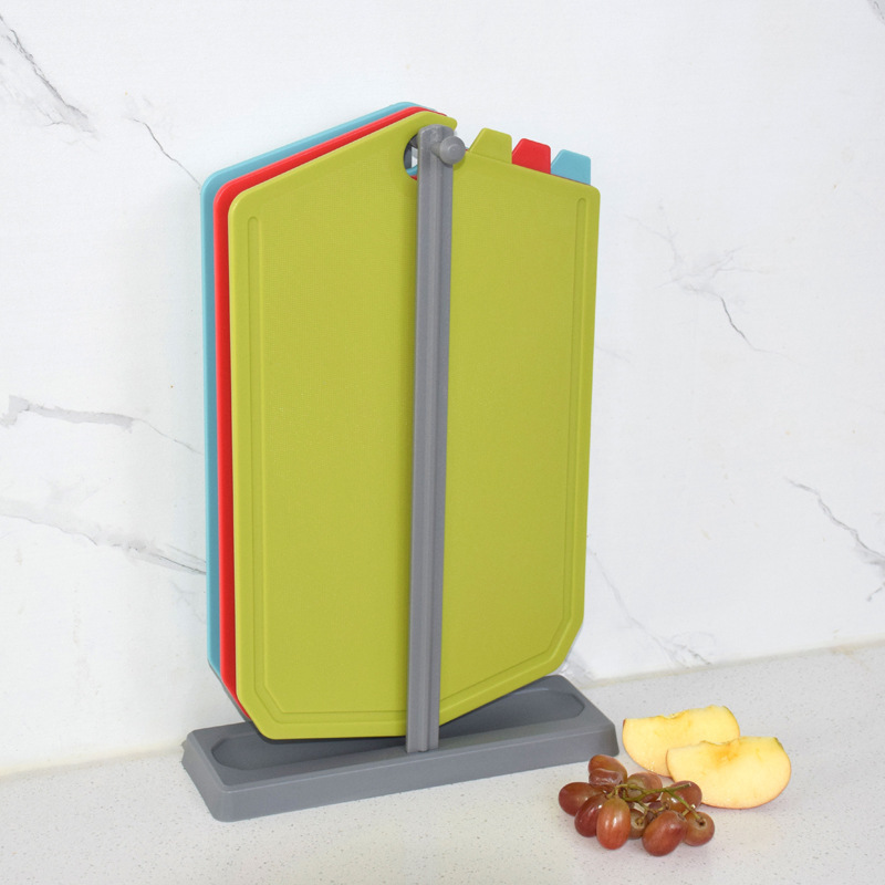 Fábrica de suministro directo de tres piezas con asiento para alimentos cocinados crudos separados de grado alimenticio PP placa de clasificación de plástico para niños tablero de corte de alimentos suplementarios