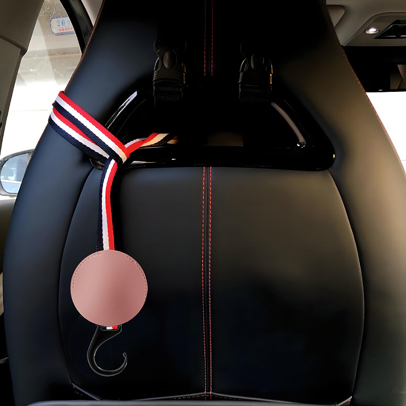 Gancho para coche Gancho para la parte posterior del asiento Gancho para almacenamiento del asiento trasero del asiento trasero del coche Gancho de almacenamiento invisible para coche