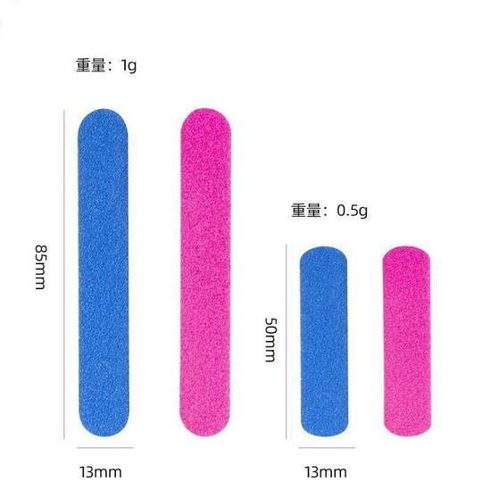 Factory Wood nail file household nail file nail polishing strip double-sided sand strip nail tool mini frosted strip