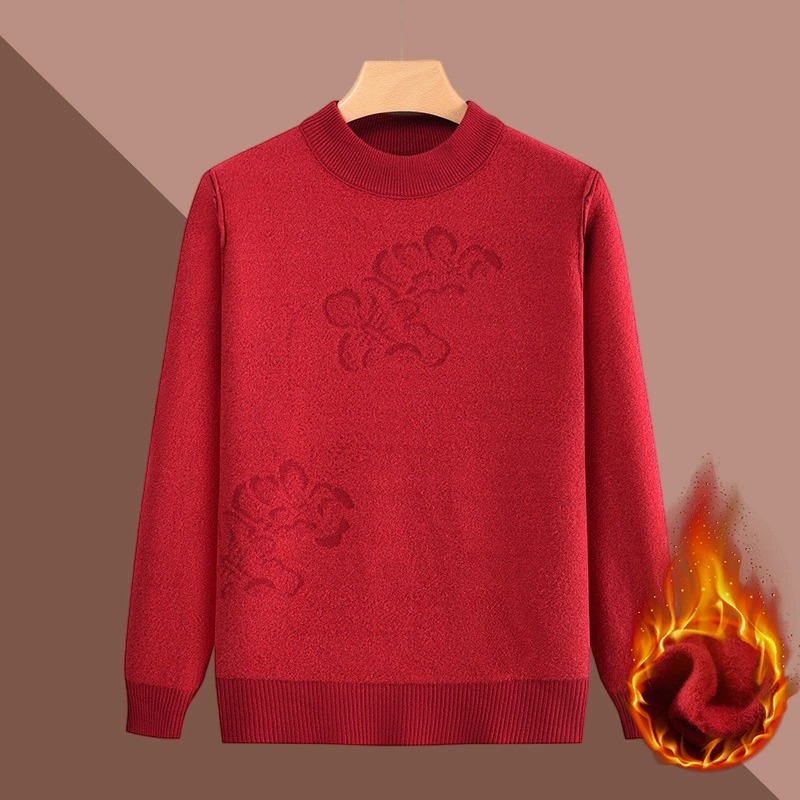 Бабушка одеваются нижние рубашки и бархатные теплые свитера