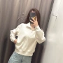 宽松立领套头休闲运动衫