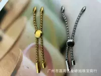 Новый трансграничный горячий браслет разъем полуфабрикаты может diy ювелирные изделия ювелирные изделия золотые черные