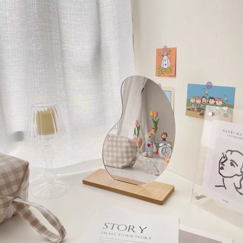 Labor Day Parent-Child Activity DIY Makeup Mirror INS Style Alien Makeup Mirror Kindergarten Handmade Makeup Mirror