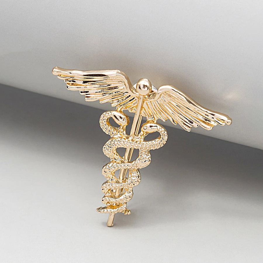 European And American Fashion High-end Accessories Brooch For Men, Wings Scepter Vintage Suit Badge, Simple Lapel Pin_voghion.com