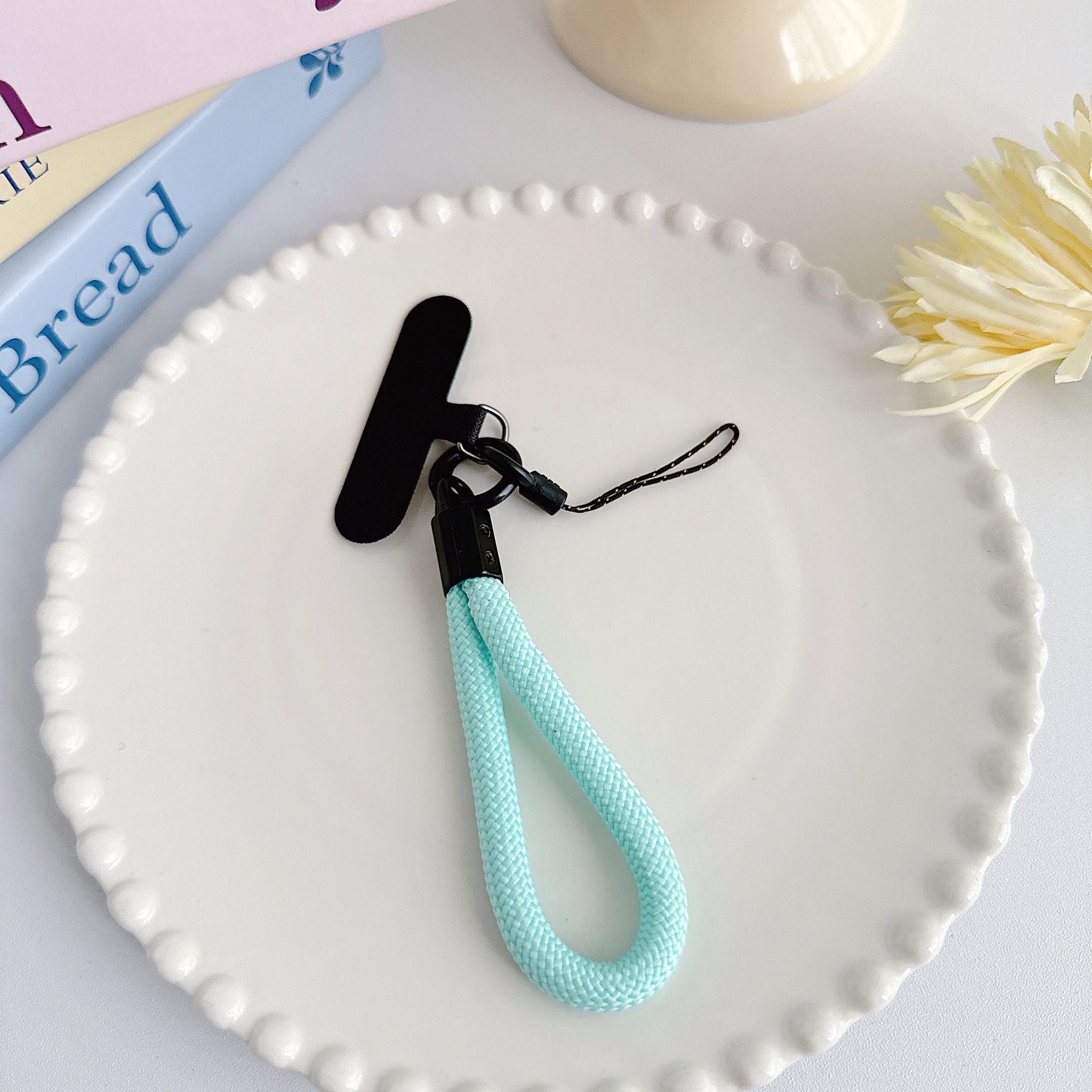 Teléfono móvil de nylon tejido corto con clip multifuncional bolso portátil colgante accesorios colgante universal