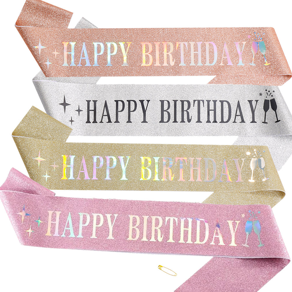 40g Weight Costume Props Event & Party Supplies 1 Piece, 1 Set Quantity Birthday Occasion Letter Pattern Princess Style Princess Letter Cloth Birthday Costume Props 25