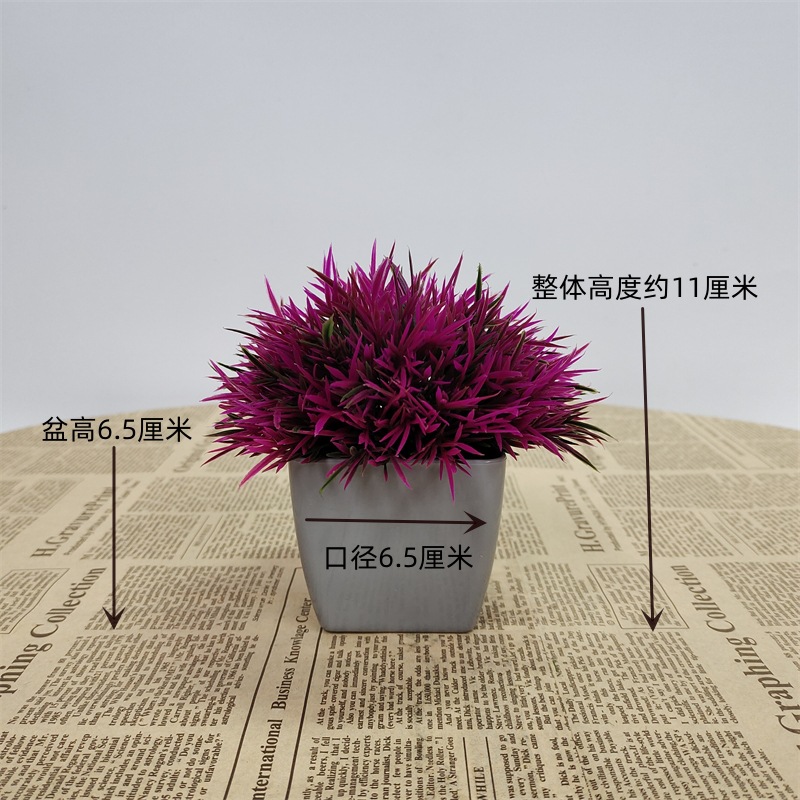 Pequeña imitación de flores falsas decoraciones de sala de estar decoración de mesa de té flores de plástico mano flores falsas plantas decoraciones