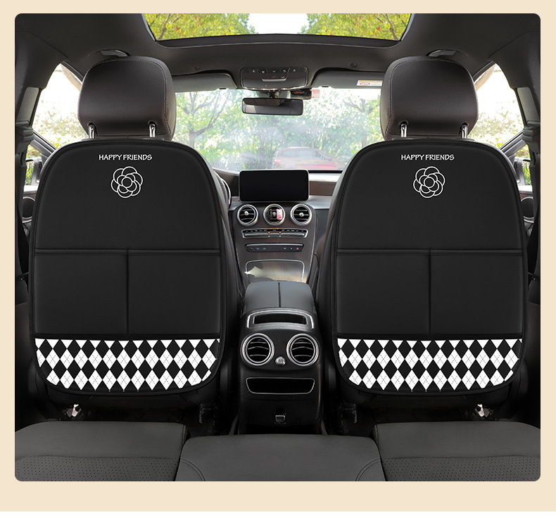 Car anti-kick pad rear car creative cute seat anti-dirty protection pad universal anti-wear pad for children in the car