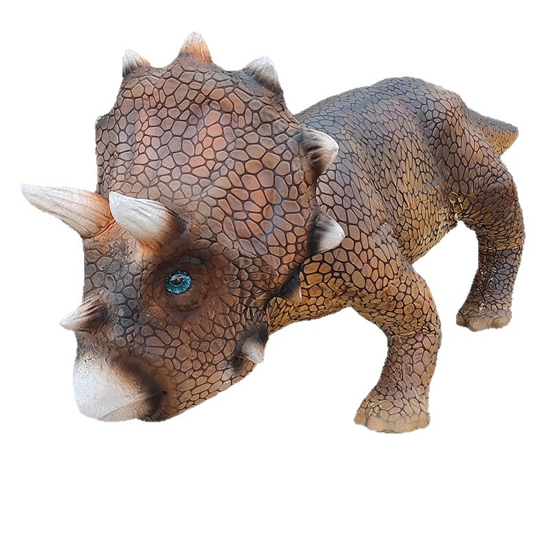 Simulación de dinosaurios mecánicos pequeños dinosaurios modelo de dinosaurio eléctrico arte paisajístico parque de atracciones modelo de dinosaurio