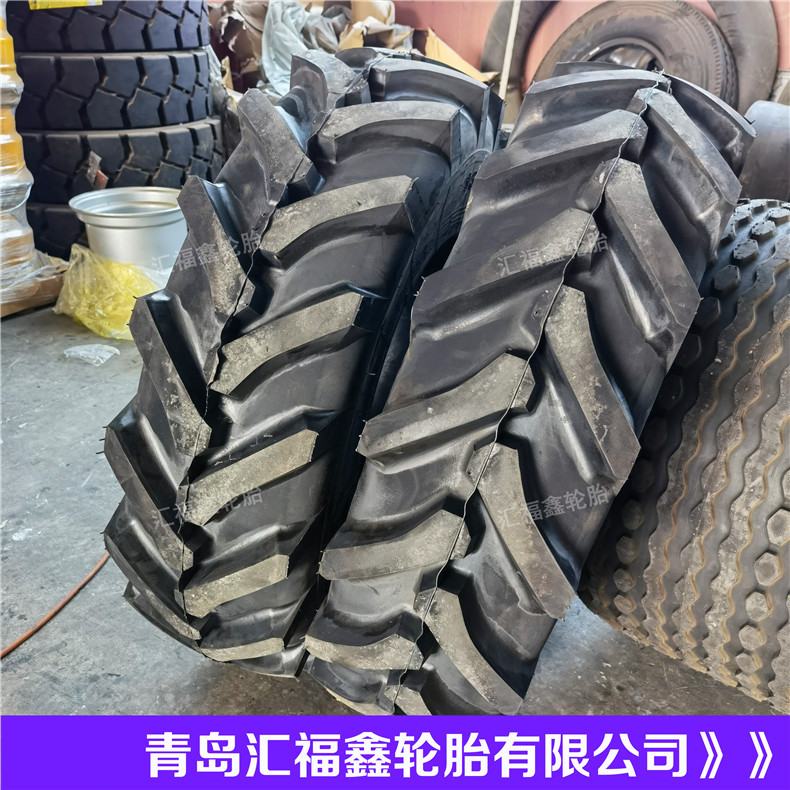 批发农用拖拉机轮胎13.6-24人字平花轮胎10层加厚 含内胎带质保