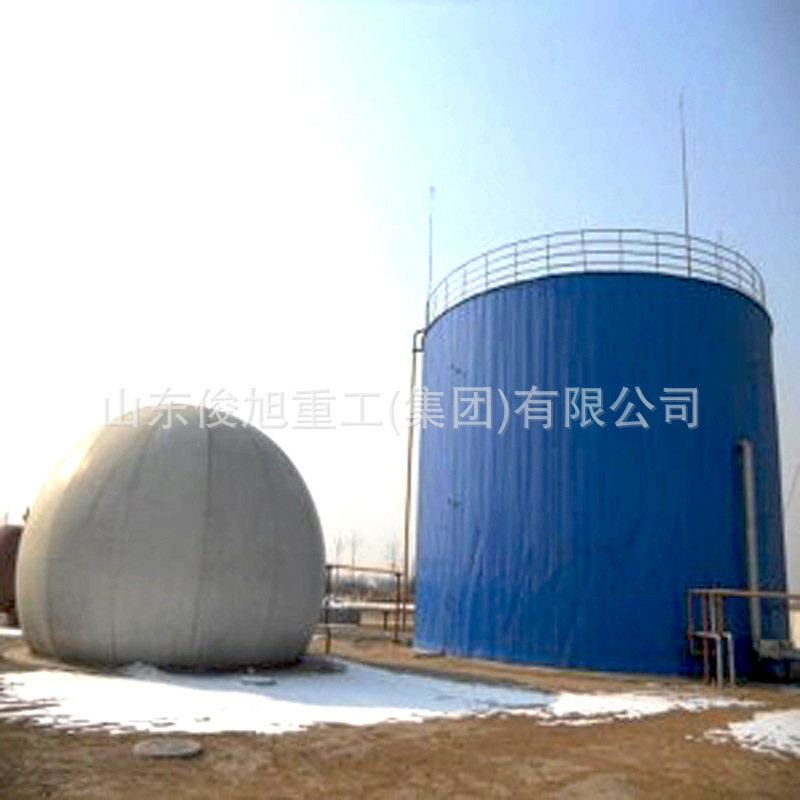 沼气发酵搪瓷拼装罐 养殖粪便沼气存储全套设备 养猪场电泳发酵罐