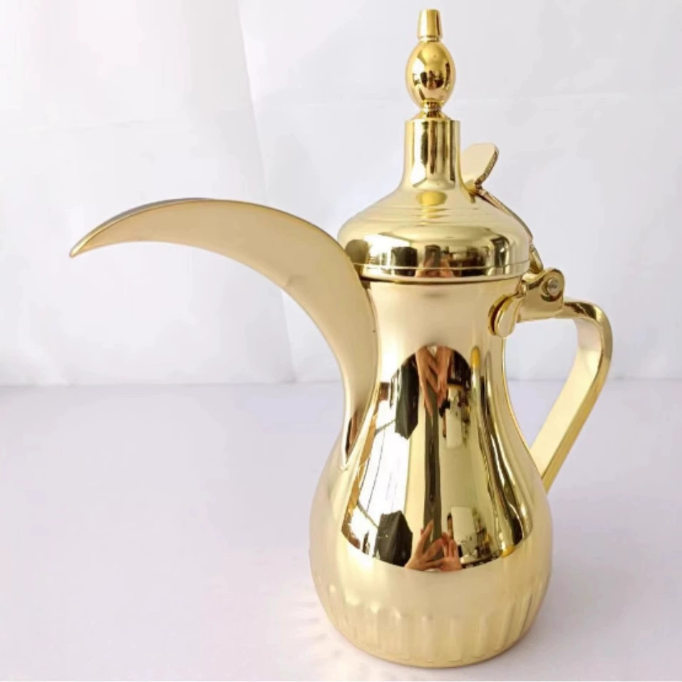 Чайник из нержавеющей стали, трехмерная серебристая кофейник
