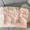 CON-253# Pink Plaid KT [Double Short]