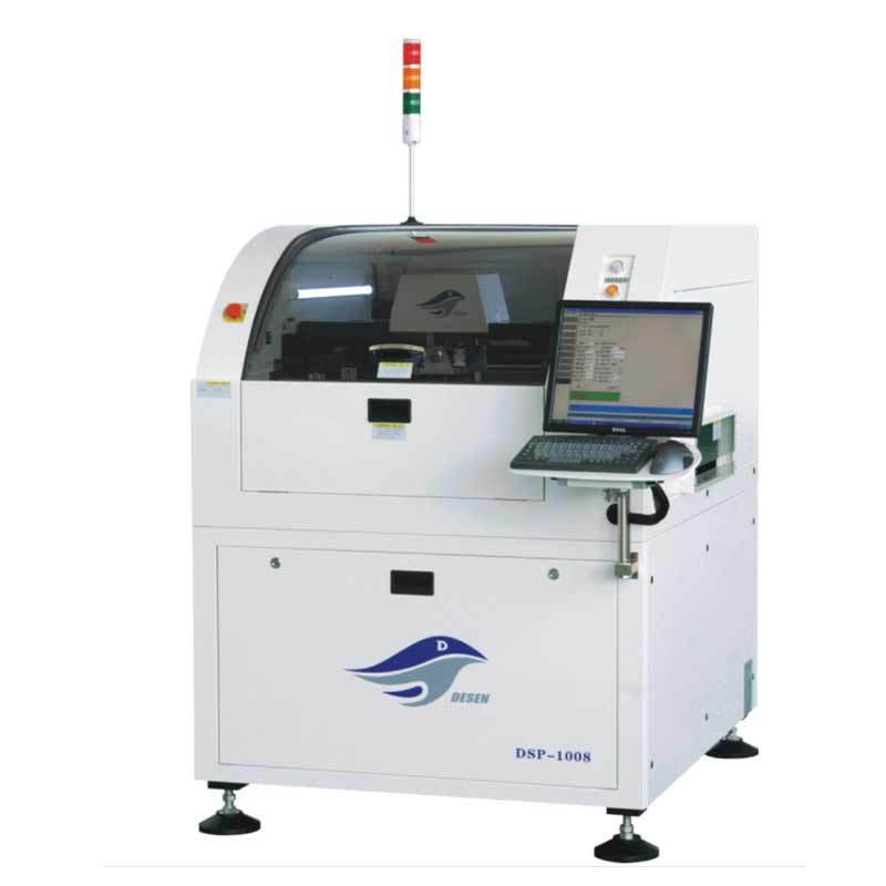 现货供应全自动精密丝印机DSP-1008视觉锡膏印刷机1008德森印刷机