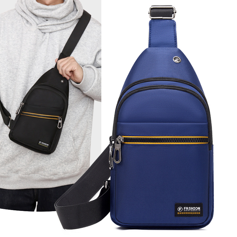 Nuevo bolso de pecho de hombre de gran capacidad, tela Oxford, mochila práctica simple, moda, ocio, viaje, bolso de hombro universal.