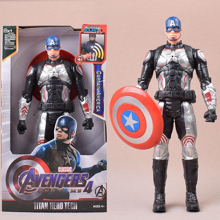 クロスボーダー子供男の子アベンジャーズアイアンスパイダーマンヴェノムブラックパンサーサノスフィギュアライトオーナメントおもちゃ|undefined
