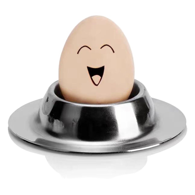 Xinxiang herramientas creativas de alimentos bandeja de huevos redondos de acero inoxidable titular de huevo plato de salsa 201