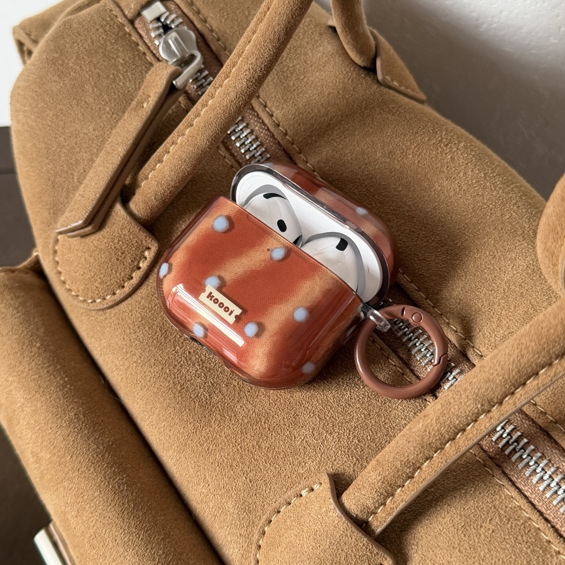 Niche Brown Wave Point para AirPods Pro1 generación 2 funda de auriculares nueva 3 / 4 lámpara de mesa colgante Pro2 nueva 4