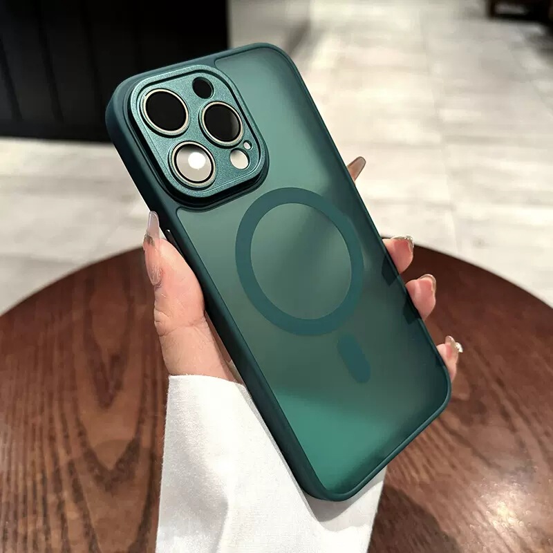 iphone16E スキンフィールつや消し磁気電話ケース Apple 17PROMAX アクリルオールインクルーシブチタン i15 ハードケースに適しています|undefined