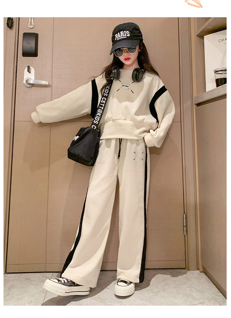 Girls' Set 2023 New Korean Edition Children's Network Red, Fashionable, Leisure, Big Boy Spring and Autumn_voghion.com