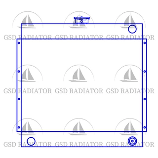 JOHN DEERE Gator UTV XUV865D VG11552 12091挖机水箱散热器