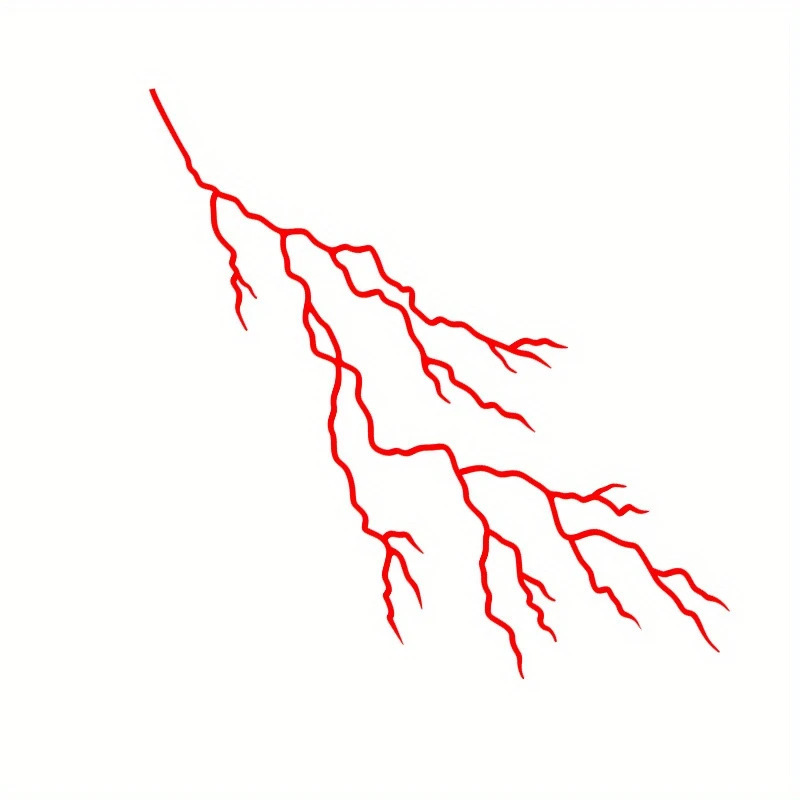 A형 라이트닝 레드 20*8.1CM