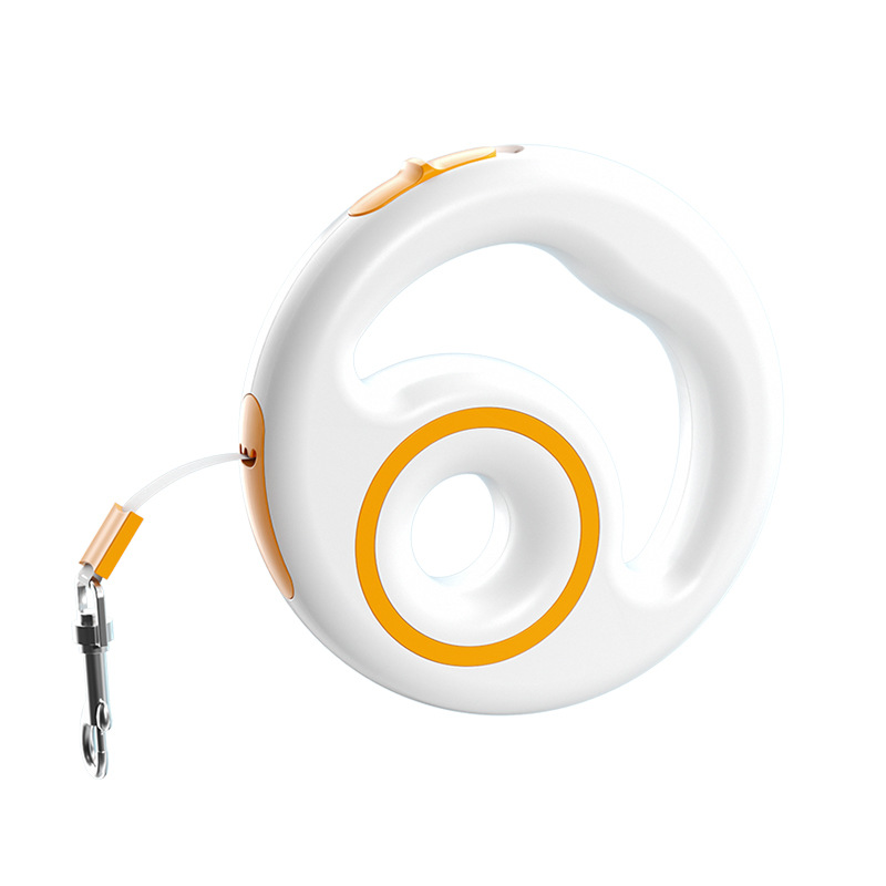 Viaje al aire libre para perros transfronterizos cuerda de tracción telescópica automática redonda ligera cuerda para pasear perros cuerda para pasear mascotas