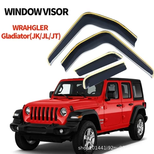 Suitable for Wrangler Wrahgler Gladiator (Jk/Jl) Rain Shield Windowvisor Brown
