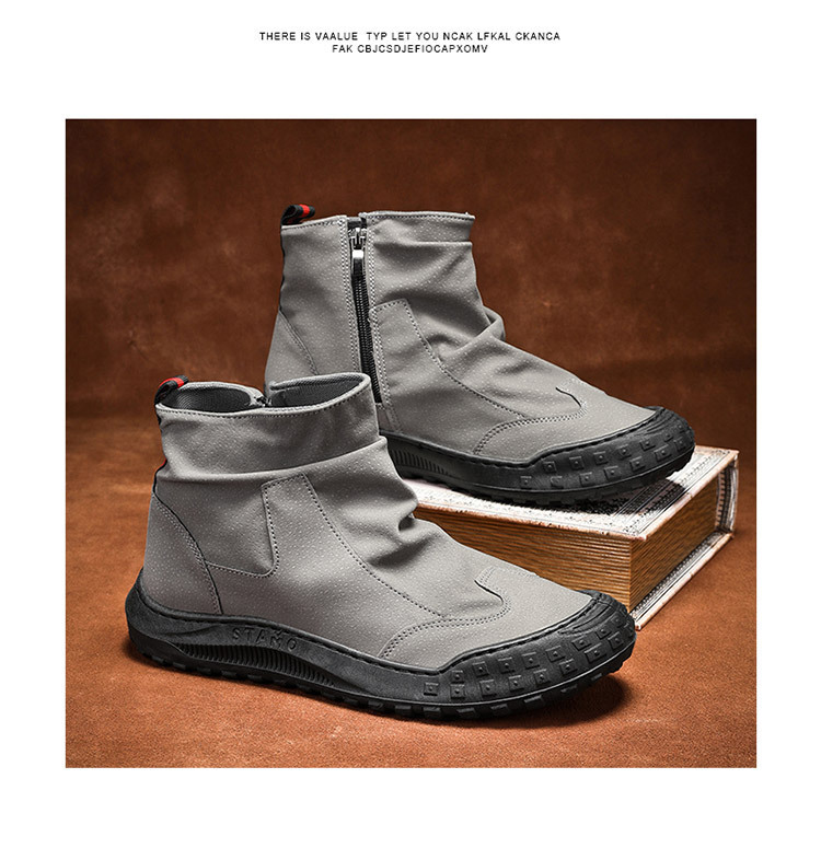 Chaussures de travail spéciales pour hommes, grandes tailles, bottines montantes Martin, nouveauté automne, respirantes, antidérapantes, chaussures de sécurité décontractées pour hommes_voghion.com