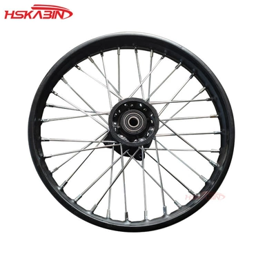 Off-road motorcycle accessories C disc 1.40X14 inch front hub iron rim 60/100-14 inch tire iron rim drum (Motorcycle wheel hub) - 140x-14-inch-front-wheel-hub-shaft-core-12mm