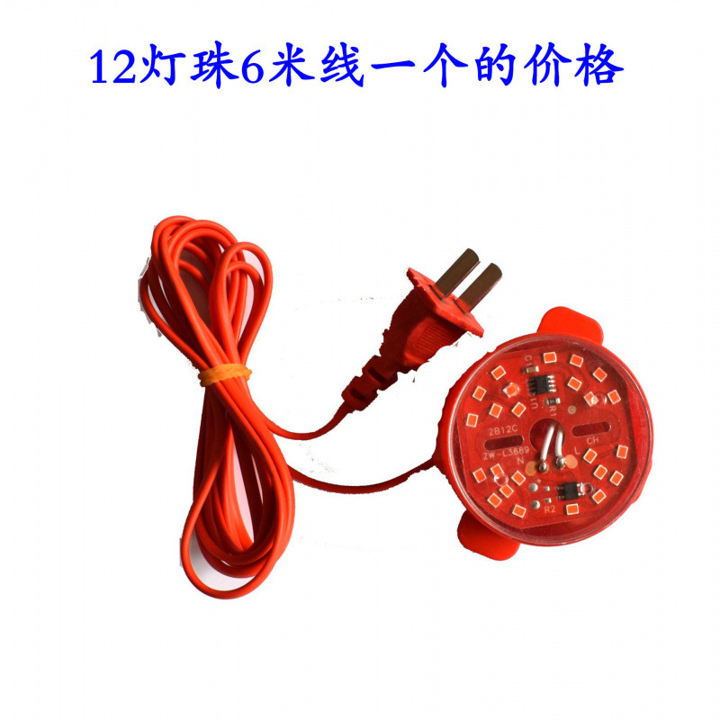 12 lamp beads (one 6-meter wire)