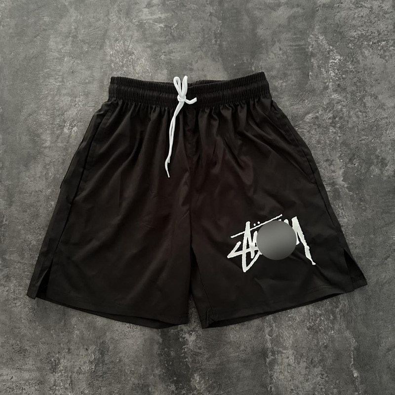 Summer American Tusi Shorts Waterproof Sports Quick-Drying Woven Five-Point Basketball Beach Pants Co-Branded Casual Men