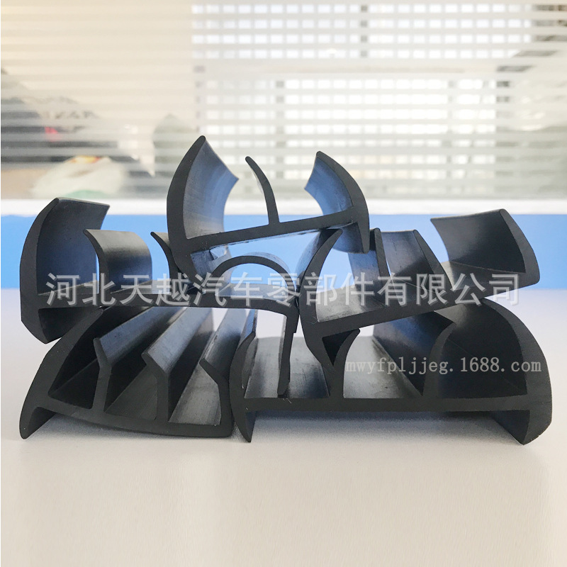 冷藏车密封条 三元乙丙保温车橡胶条 门板工字型胶条