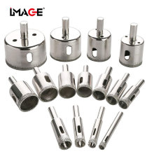 6-50mm金刚砂玻璃钻头套装 15pcs 大理石开孔器套装 佛珠打磨器