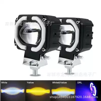 Motorcycle headlights, headlights | Lights - small-steel-cannon-without-cover-blue-aperture-for-assembly-switch