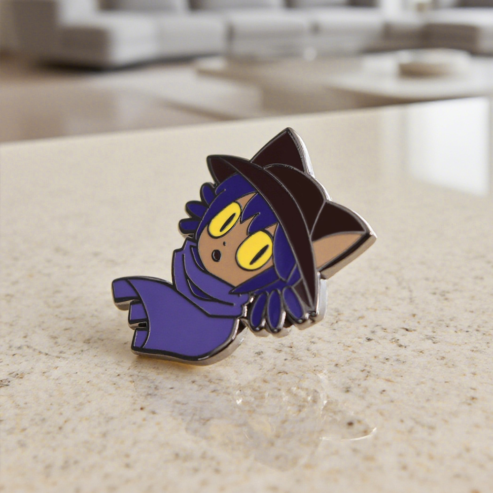 Neon Enamel Pin Role-Playing Game Peripheral Badge Puzzle Adventure Game Character Lapel Pin Accessory