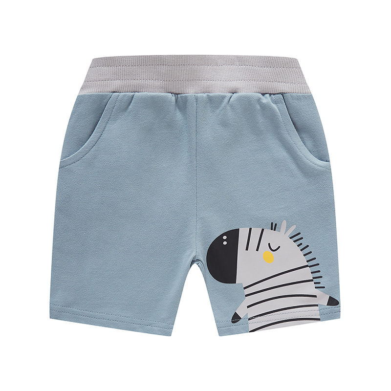 Pantalones Cortos Deportivos para Niños de Algodón con Cintura Elástica para Verano